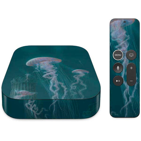 Vincent Hie Blue Jellyfish Apple TV Skin